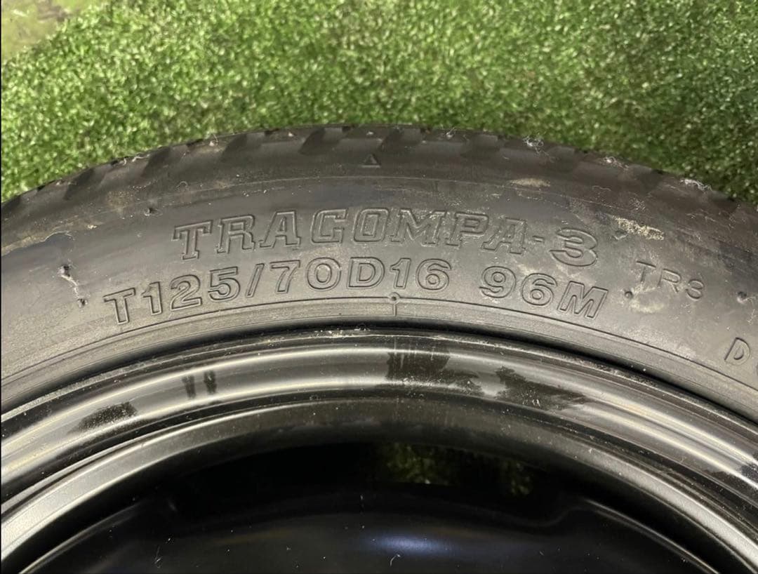 現行シエンタ用　純正ジャッキ＆レンチ、適合テンパータイヤのセット