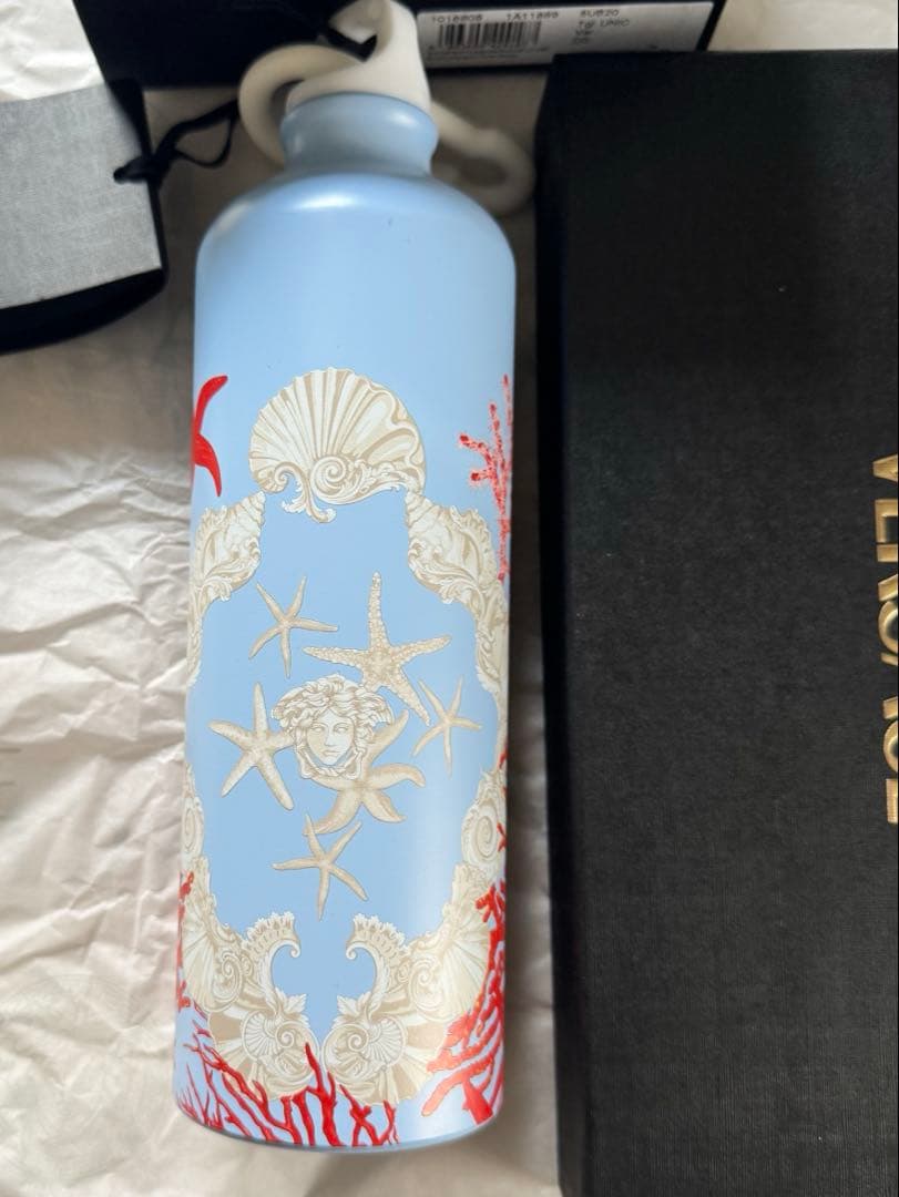 新品未使用 ヴェルサーチVERSACE 海洋モチーフ ボトル　水筒