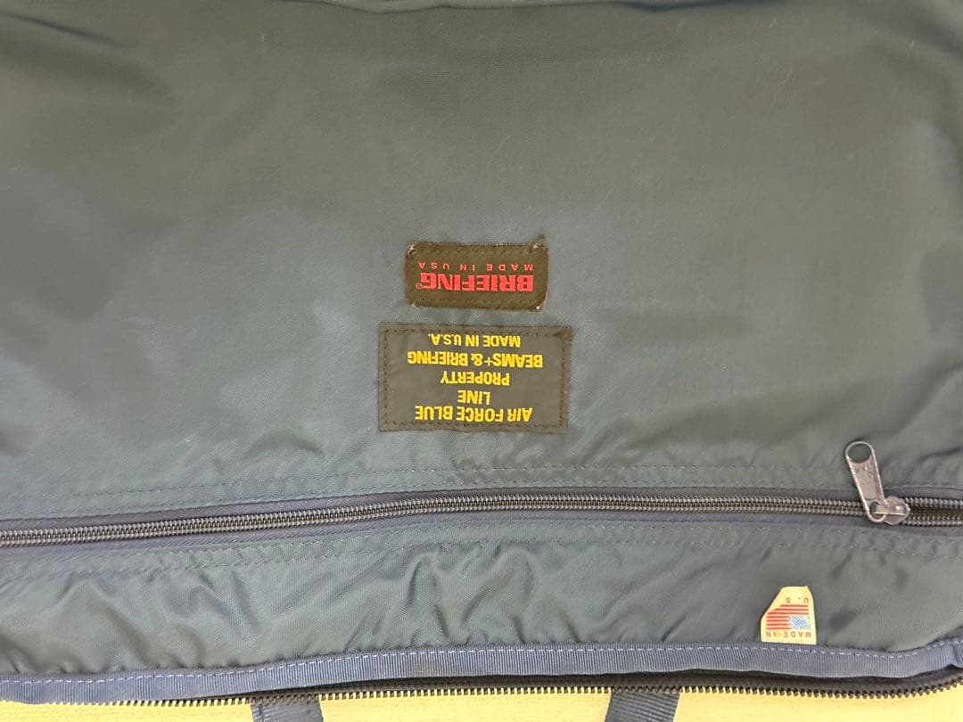 週末割引　BRIEFINGxBEAMS PLUS 別注　3WAYバッグ　ネイビー