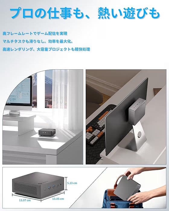 Getorli ミニPC AMD Ryzen™ 7 PRO