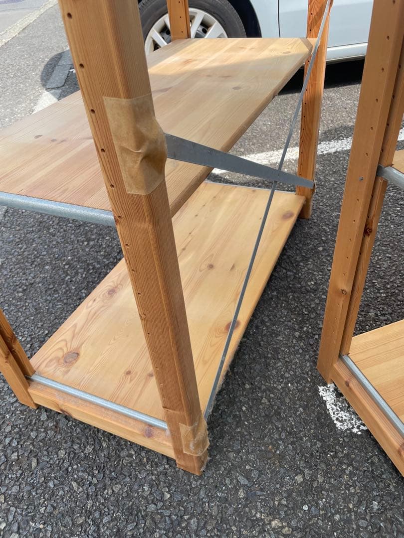 直接引き取り　無印良品　パイン材　ユニットシェルフ②