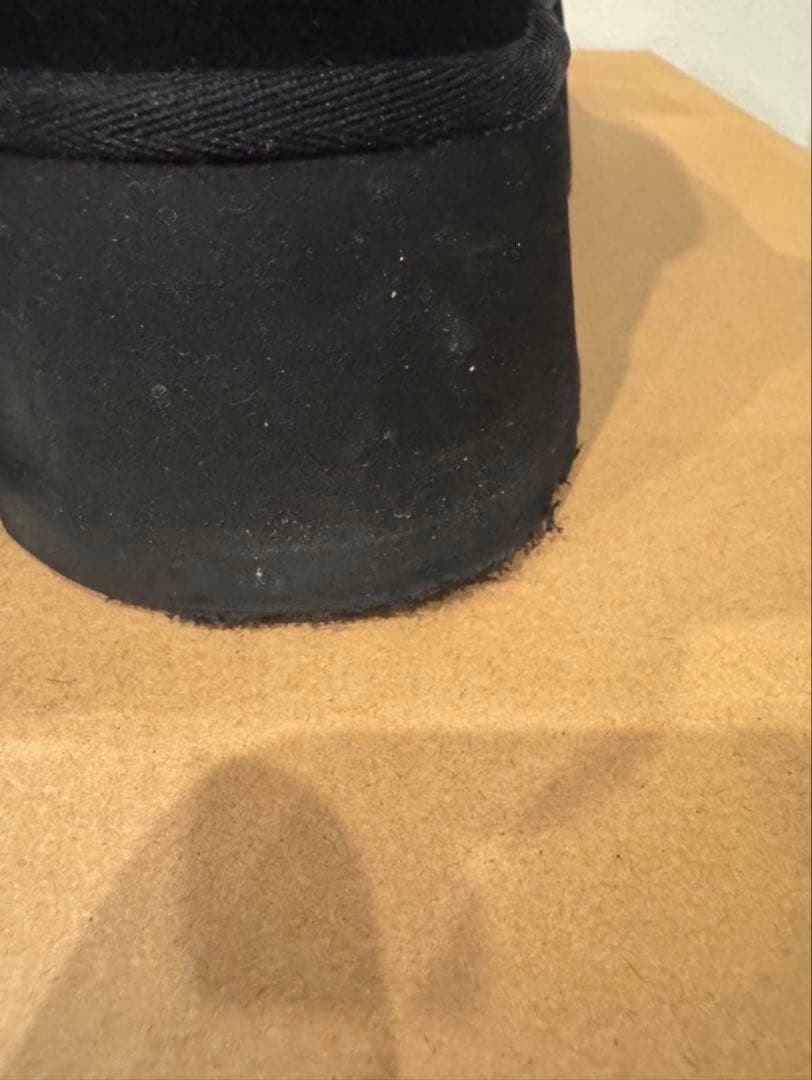 UGG ブラック プラットフォーム ムートンブーツ