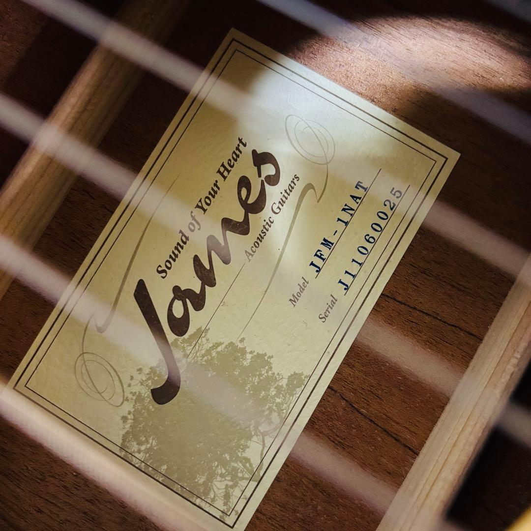 【美品】　Jamesミニギター JFM-1NAT 送料込み