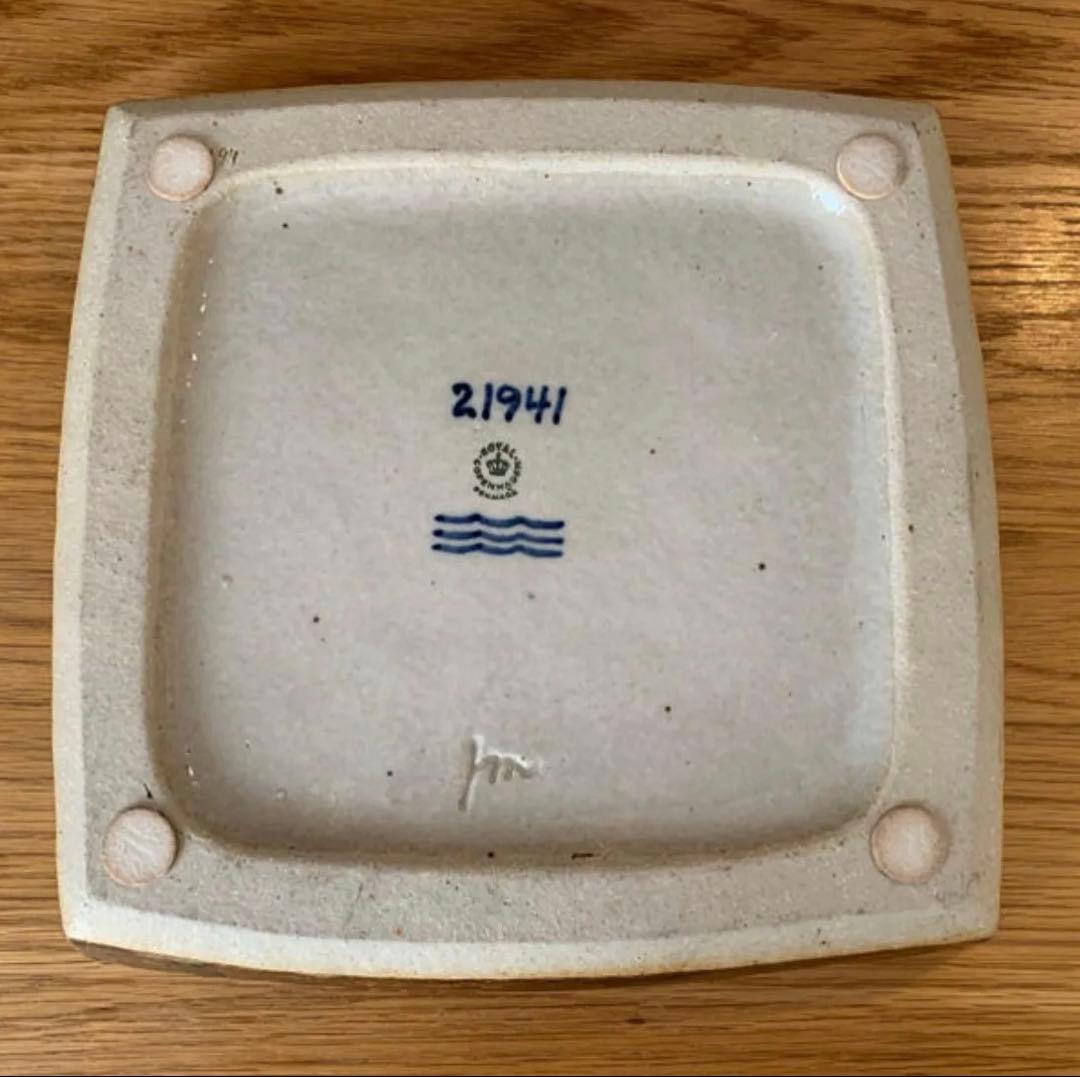 北欧アンティーク　ロイヤルコペンハーゲン 鳥柄ヴィンテージプレート