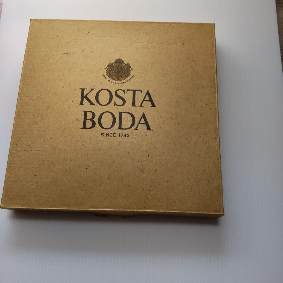 新品未使用 コスタ ボダ  KOSTA BODA  ガラス皿  当選通知付 希少