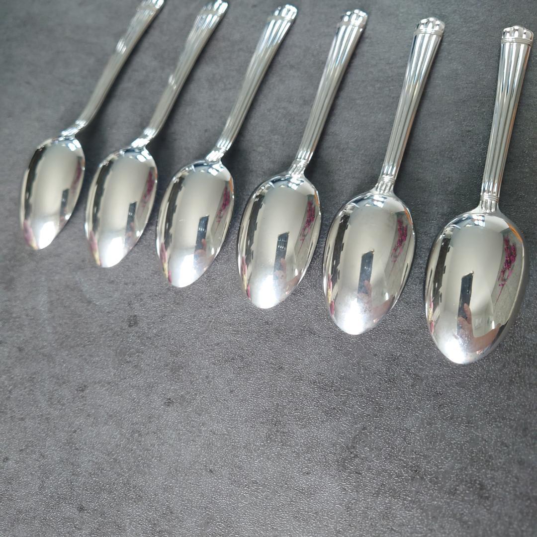 美品 クリストフル アリア コーヒースプーン 6点
