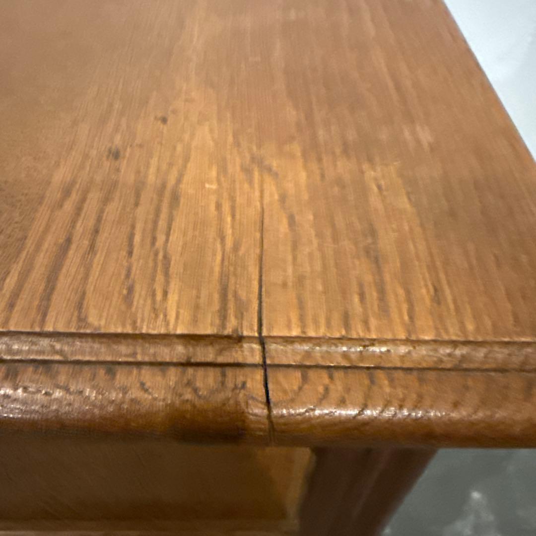 ヴィンテージ　木製サイドテーブル　引き出し付き