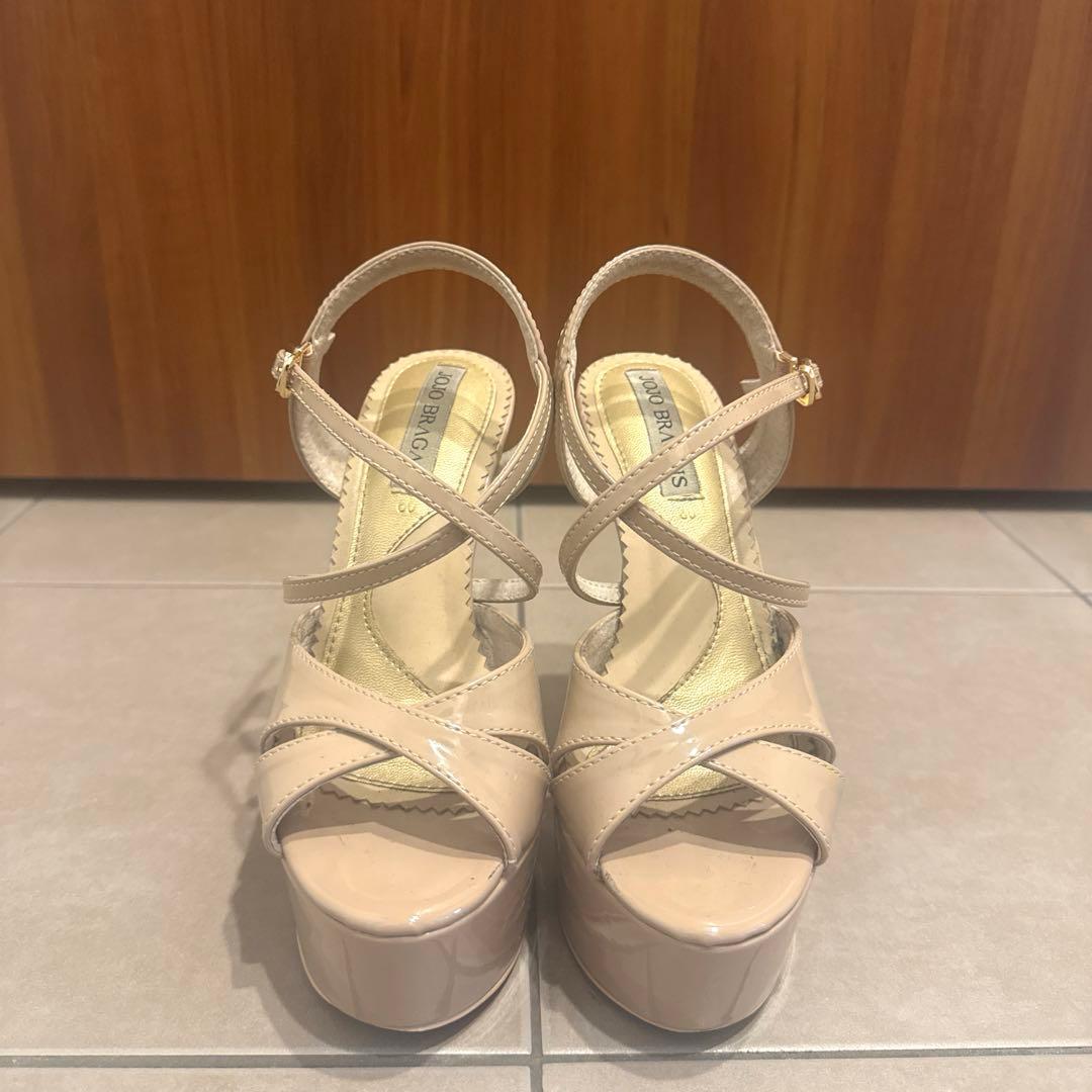 【美品】JOJO BRAGAIS ヒール 脚長効果 エレガント 入手困難