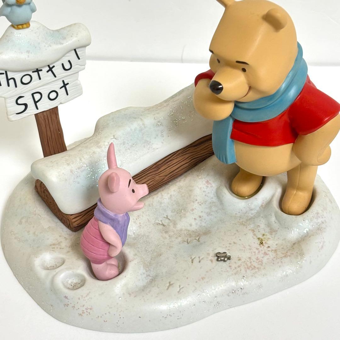 【美品】 ディズニー くまのプーさん 限定品 陶器 ピグレット オブジェ