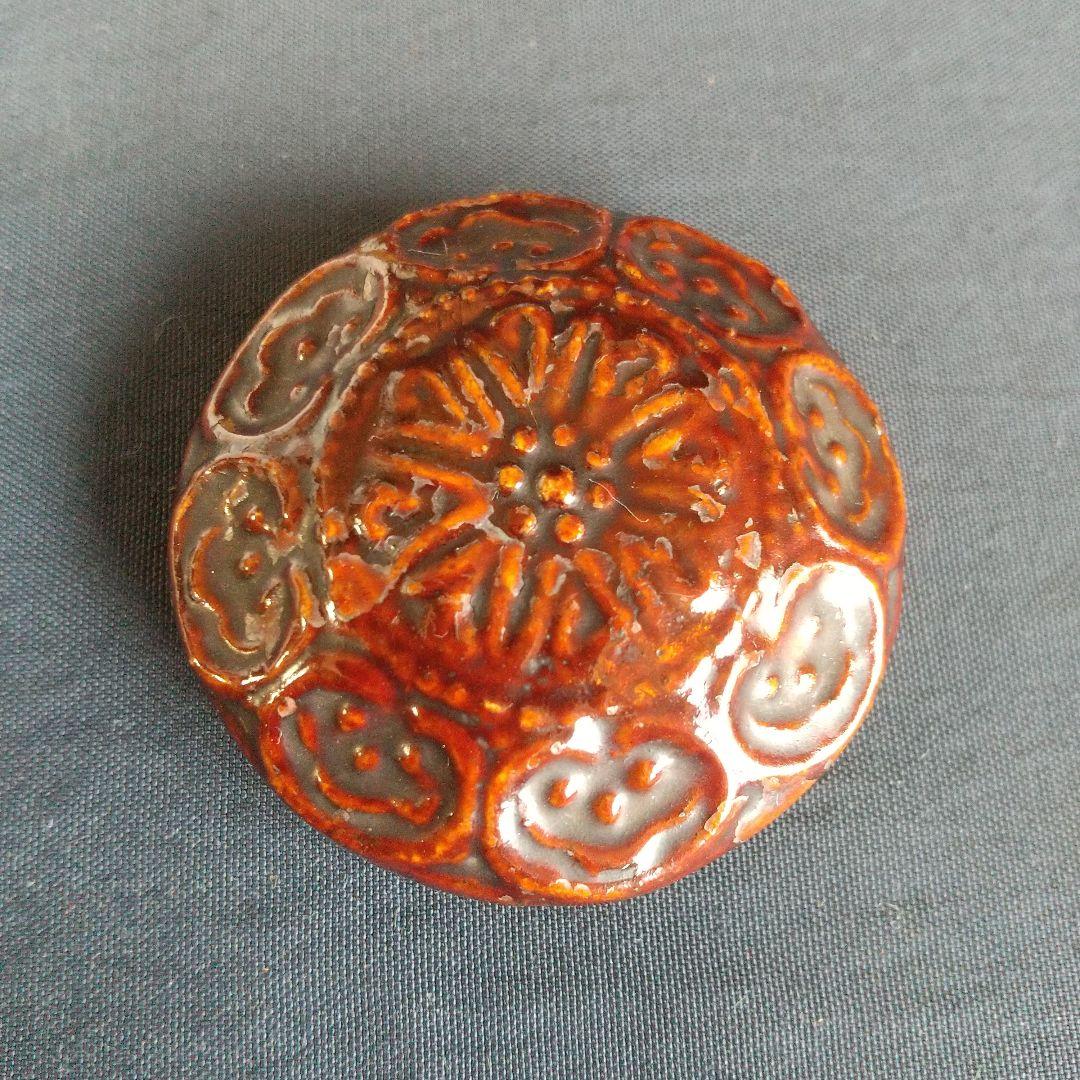 本歌 阿古陀形 時代交趾香合