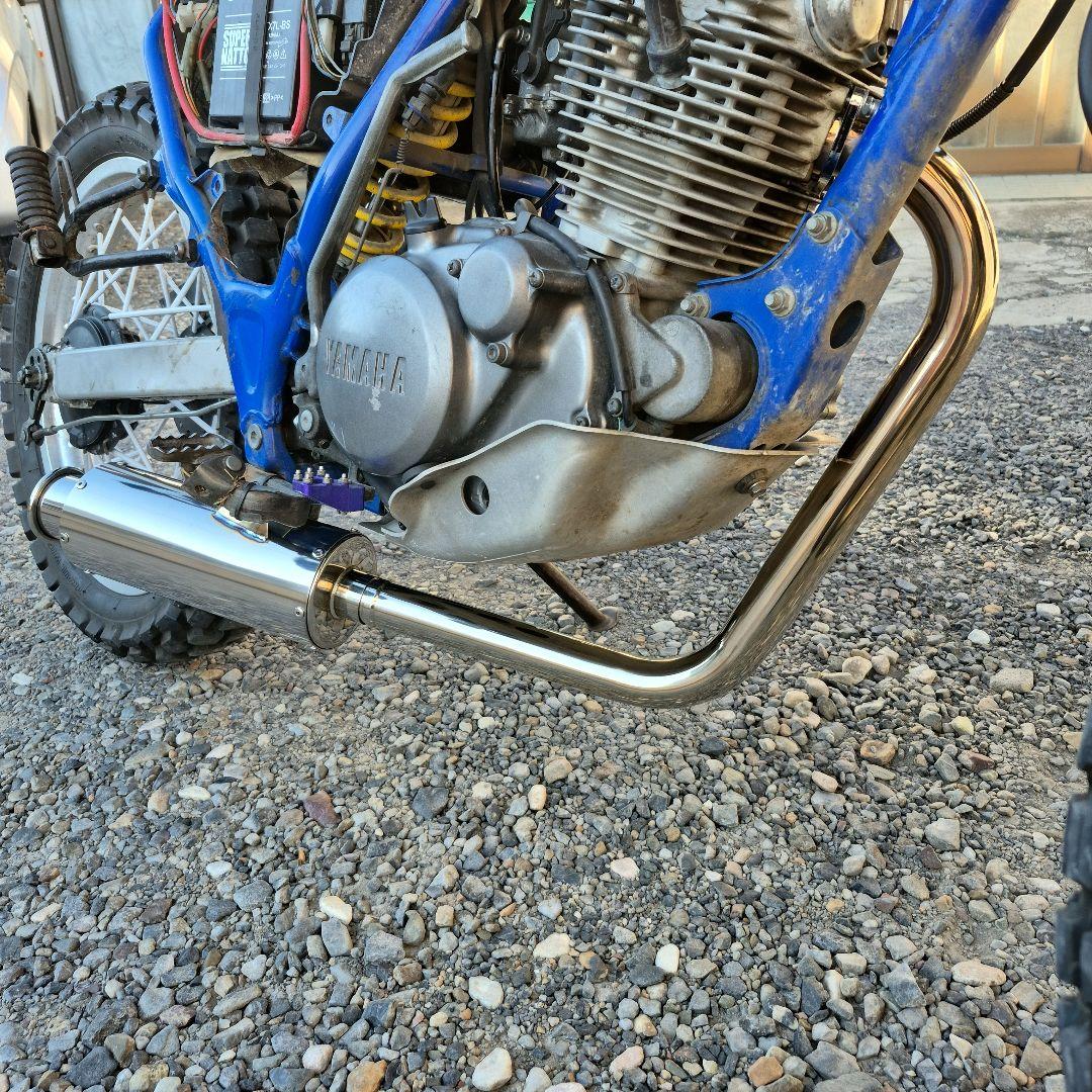 ヤマハ TW200/225 バイクマフラー 100Φ砲弾マフラー ステンレス