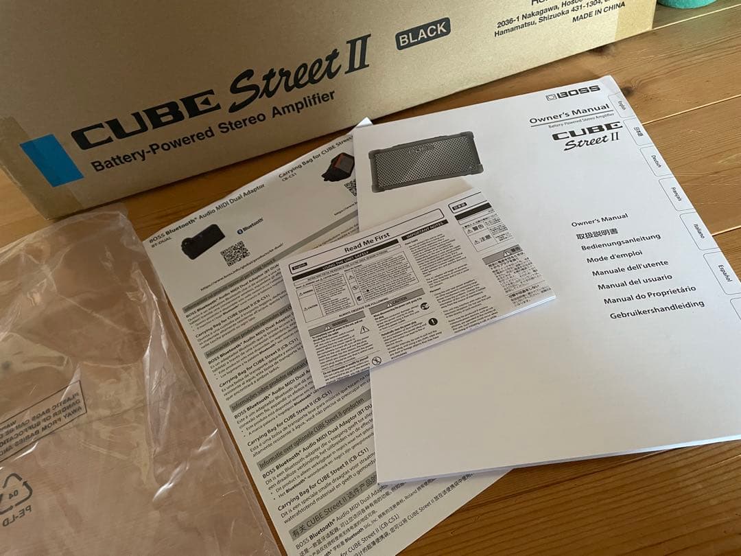 【美品】CUBE Street II ブラック、キャリーバッグ付き