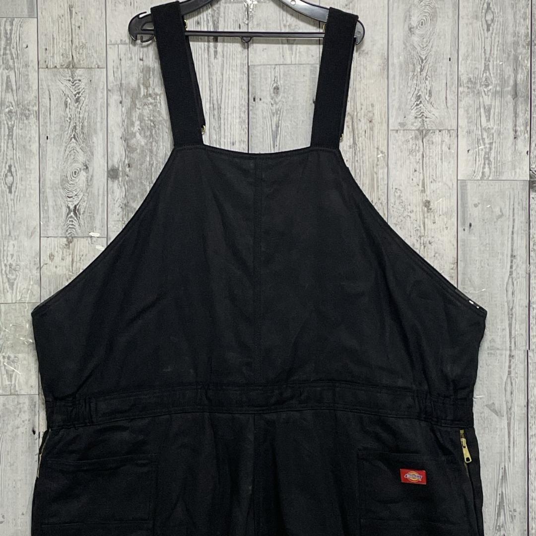 Dickies ディッキーズ オーバーオール ダック 中綿 ブラック 4XL