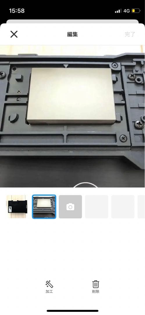 キャノン Canon EOS 35mm用 裏蓋 ポラロイド 唯一無二の作品作り