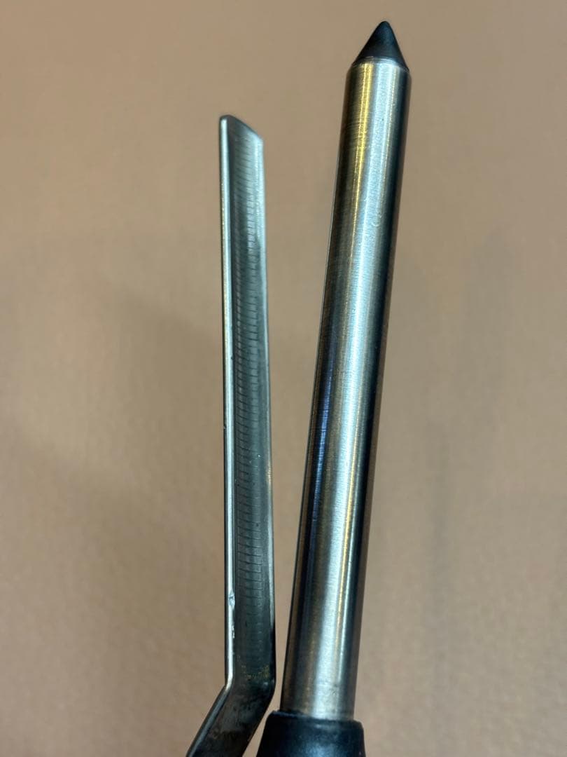 超美品LENZ C-8レンツルートアイロン　元巻き丸8㎜　理容アイロン