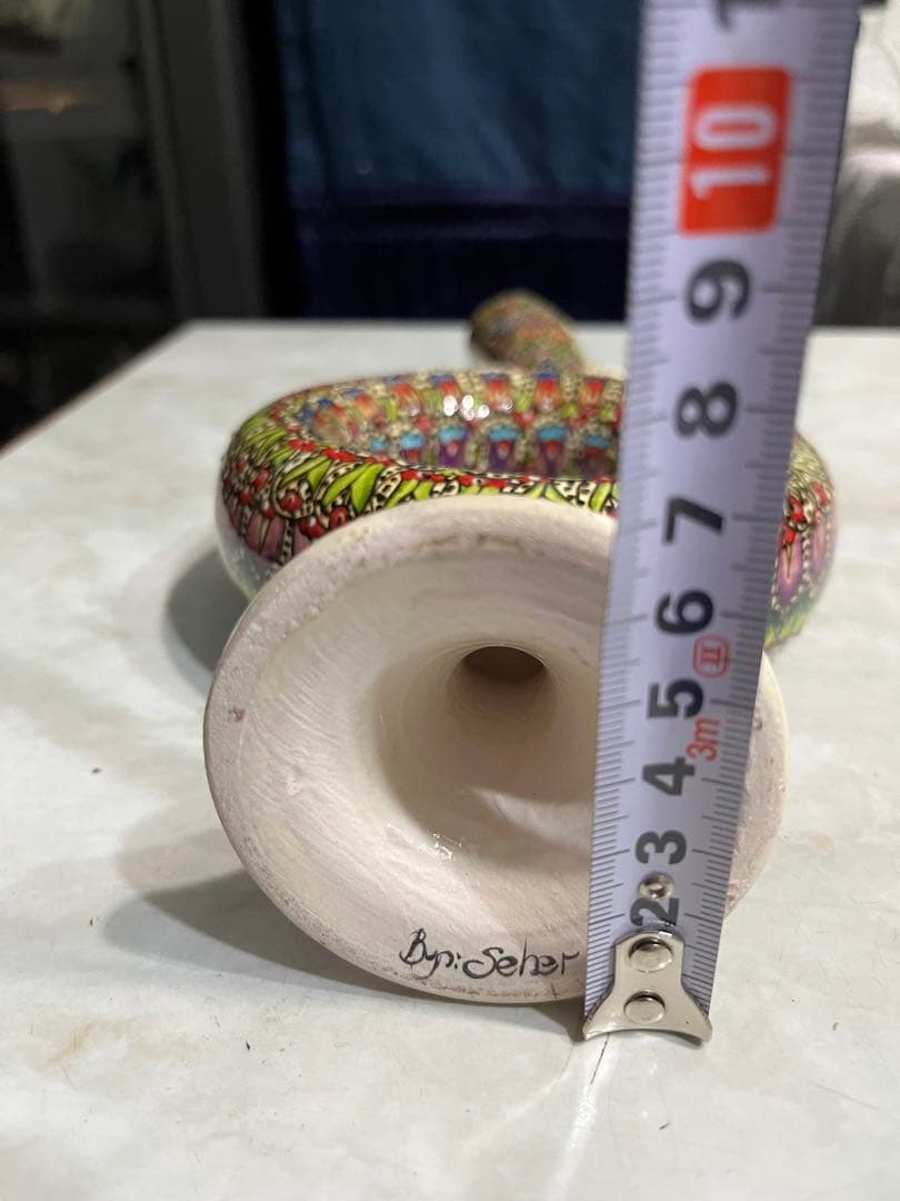 トルコ　キュタフヤ　陶器　飾り壺　壷　花瓶