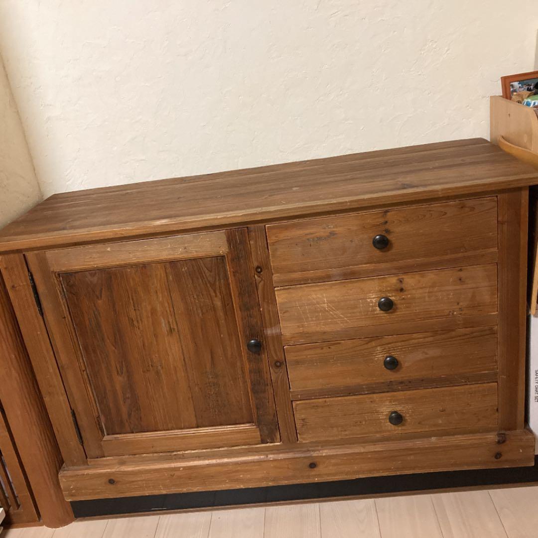 【引取限定】専用クラッシュゲート アスペルキャビネット　関家具