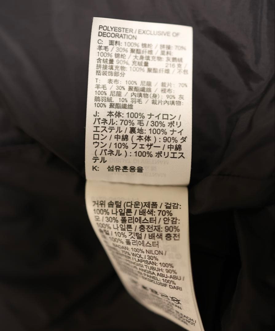 Nike x Sacai コラボ ダウンジャケット CT3269-010Mサイズ