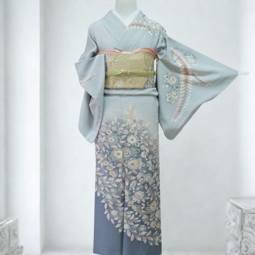 訪問着単品　正絹【254】お宮参り