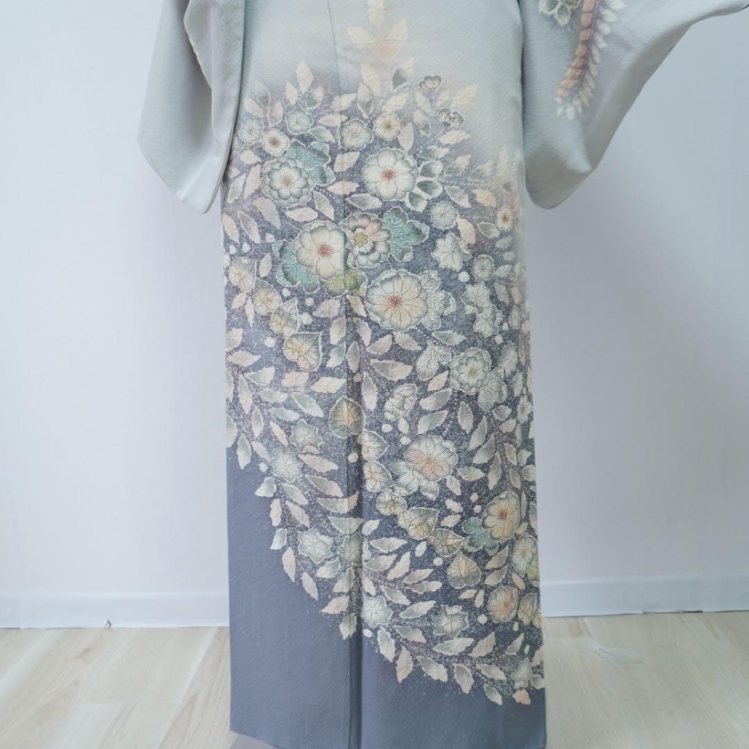 訪問着単品　正絹【254】お宮参り