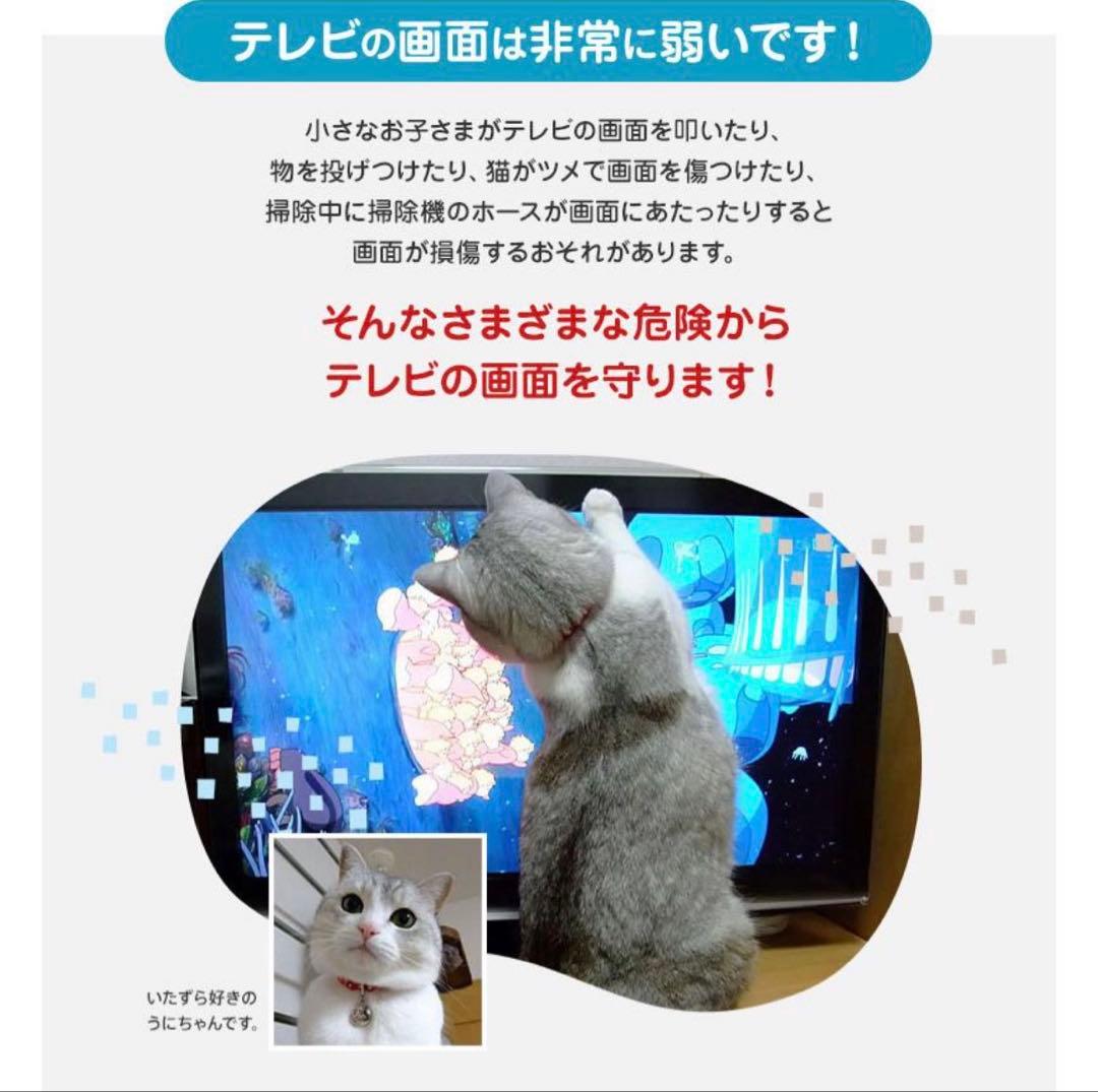 ブルーライトカット 有機ELテレビ 保護パネル 55インチ 3mm厚