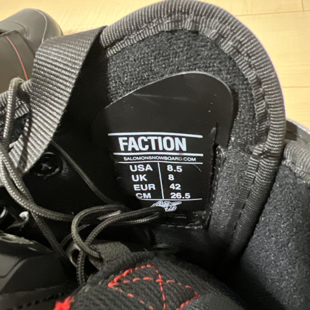 【即日発送】SALOMON スノボブーツFACTION ファクション26.5cm