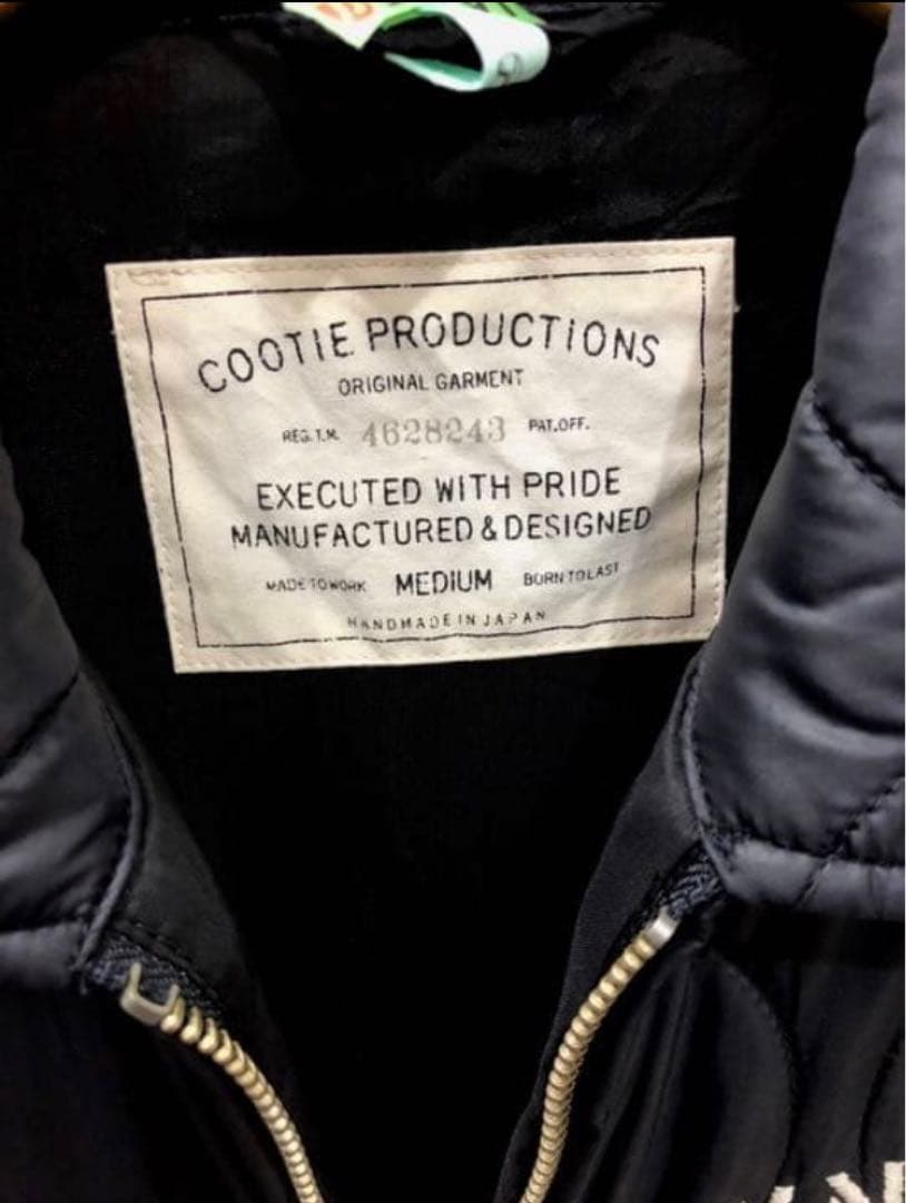 再値下げ！Cootie Productions ブラックナイロンジャケット M