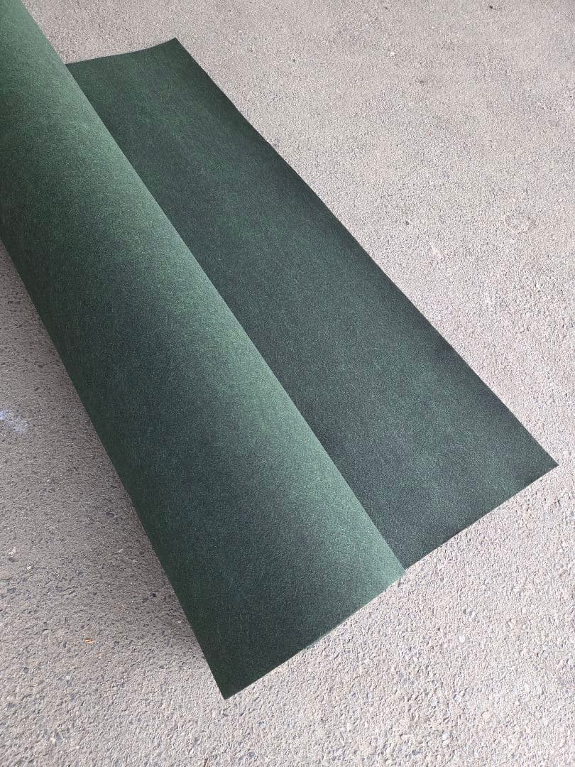 【新品引取り限定】ポリエステル不織布 防草シート(グリーン)厚手　巾2m×20m