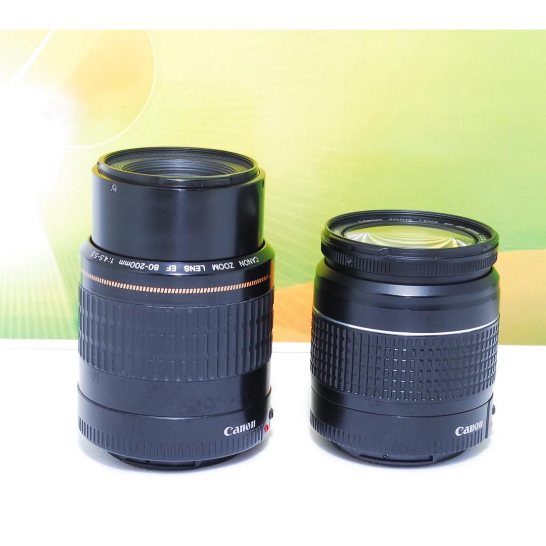 美品✨Wi-Fi搭載✨Canon kiss X8i ダブルレンズ 初心者おすすめ
