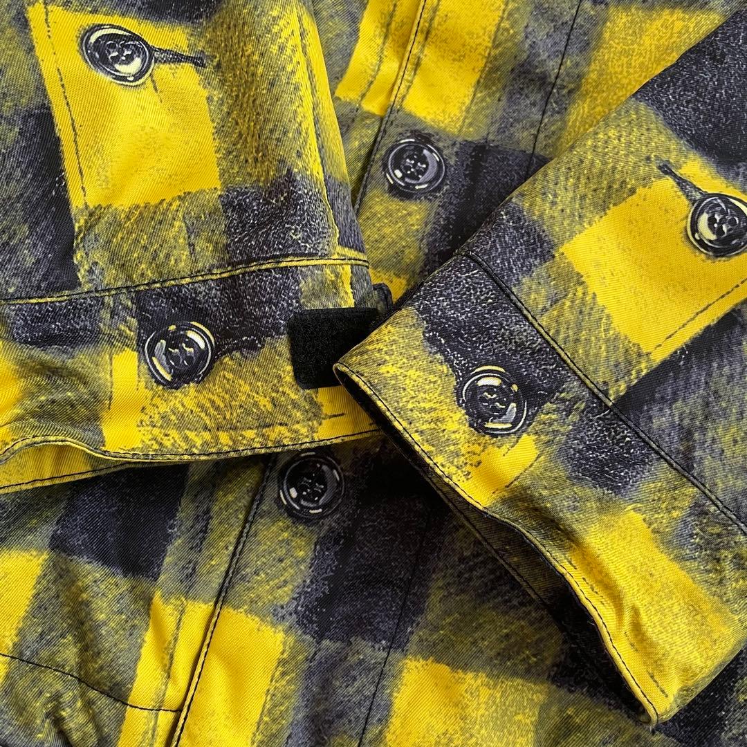 バートン アナログ　スノボー　ウェア　L イエロー ブラック　セットアップ　上下