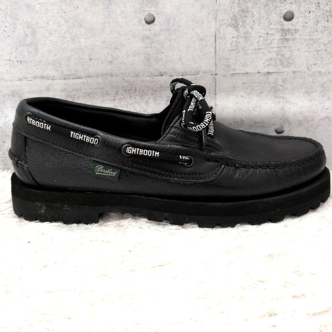 【極美品】パラブーツ　×　タイトブース　MALO　デッキシューズ　ディアスキン