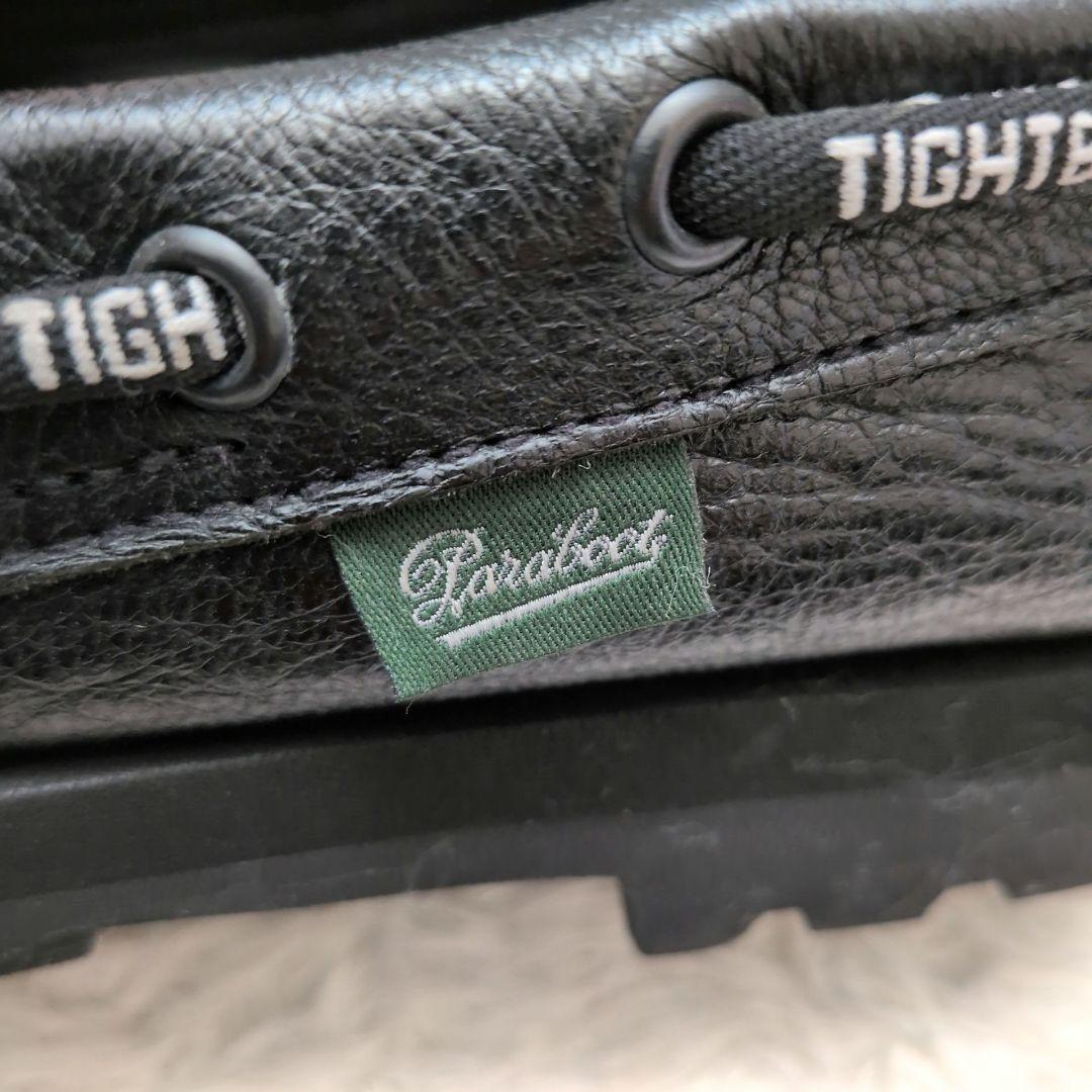 【極美品】パラブーツ　×　タイトブース　MALO　デッキシューズ　ディアスキン