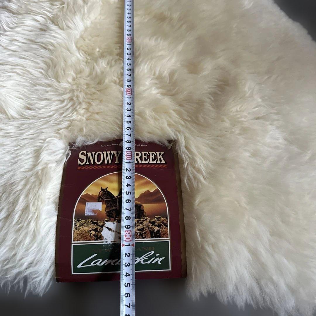 瞬間的お値下げ❣️未使用保管y Creekラムスキン ホワイトマット