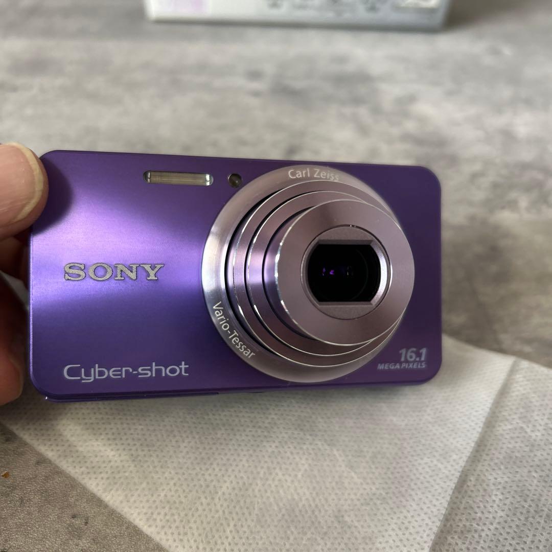 【美品】SONY Cyber-shot DSC-W570　バイオレット　動作OK