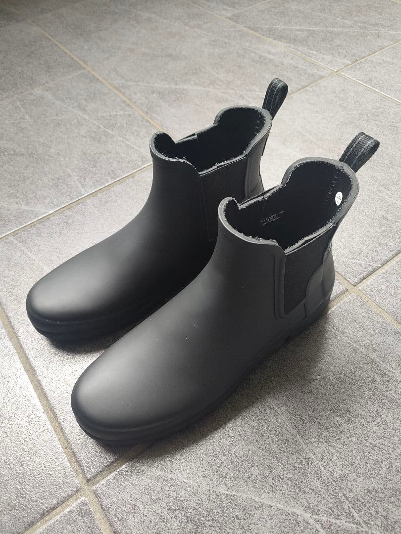 美品 HUNTERリファインド チェルシーブーツ ブラック