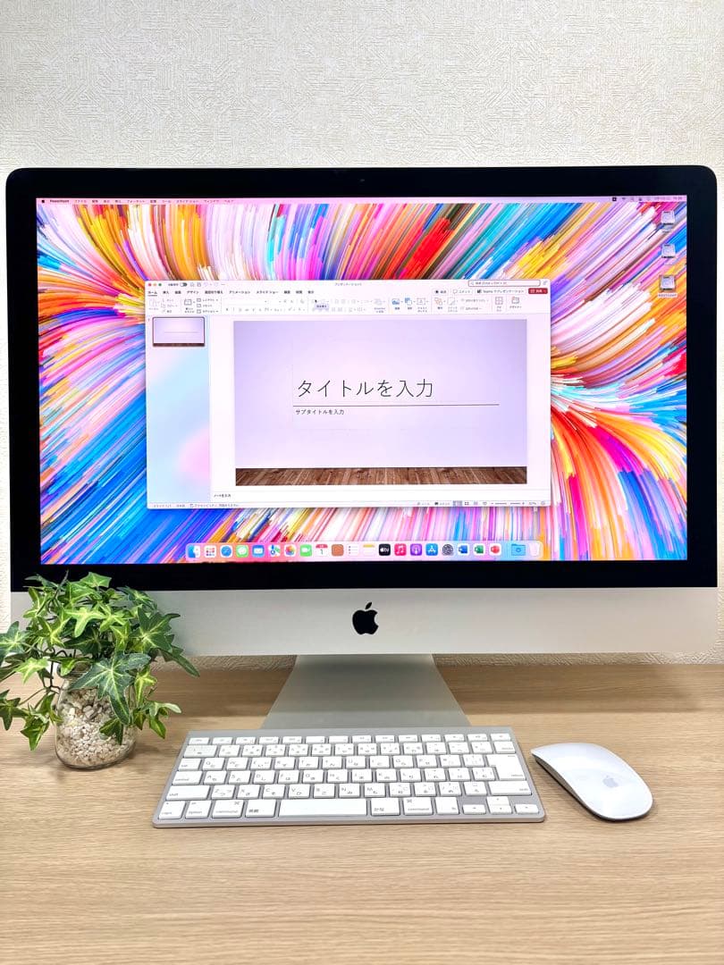 究極5K！ iMac 27インチ Office Windows11 一体型PC