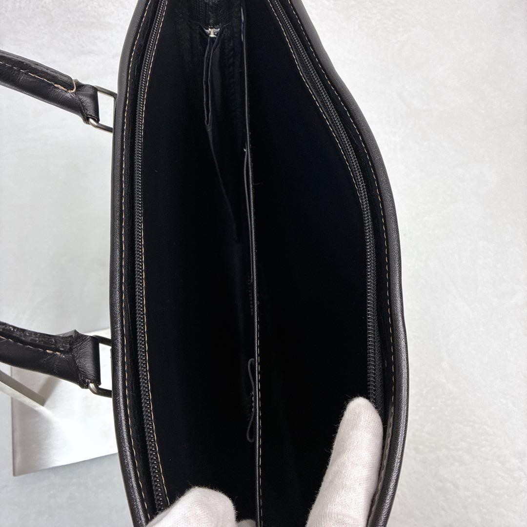 ⭐️希少⭐️ ポロカントリー　ビジネス　ブリーフケース　レザー　A4 ブラック　黒