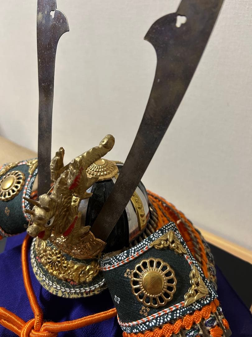 アンティーク　五月人形　兜飾り