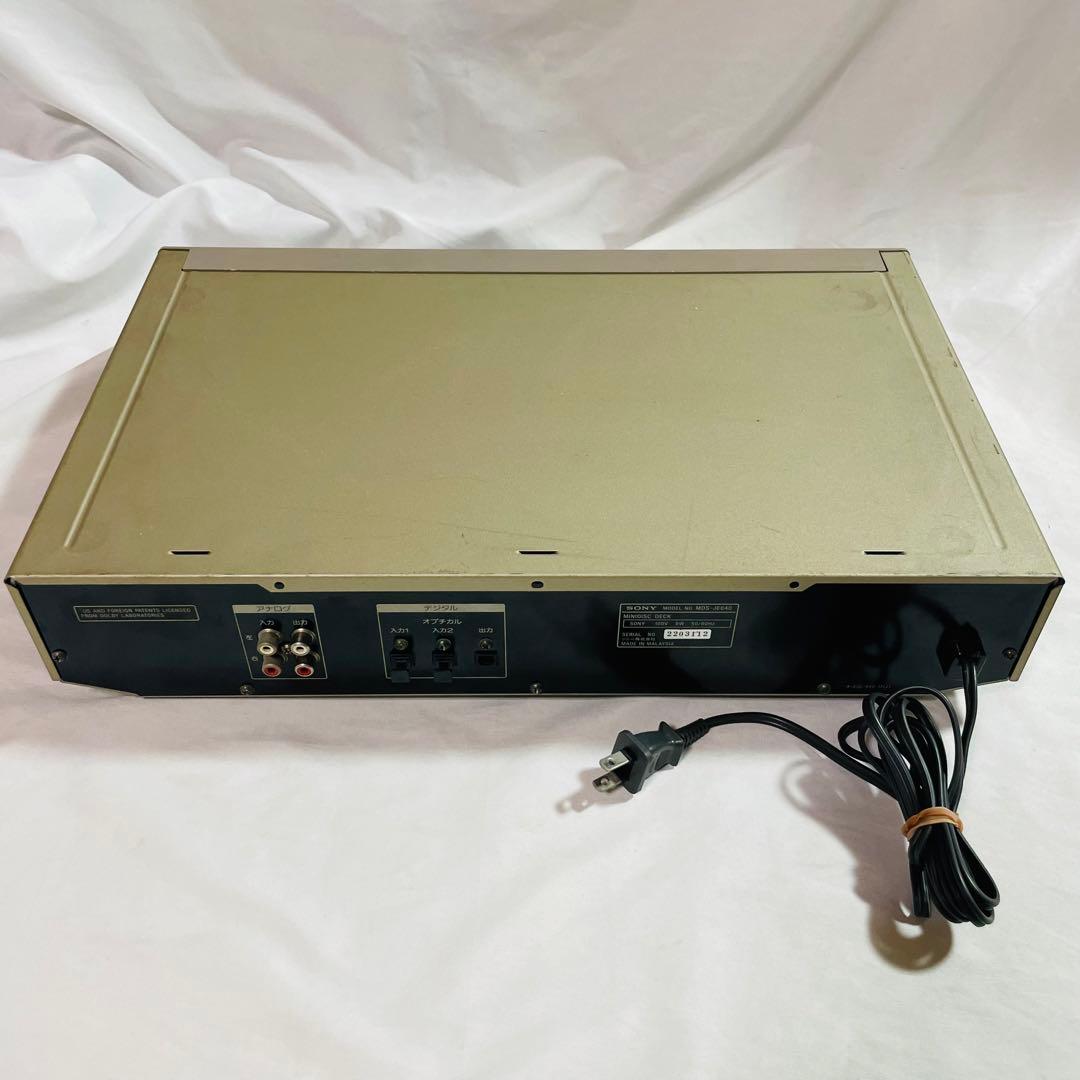 SONY ソニー　MDS-JE640 　MDレコーダー　現状品