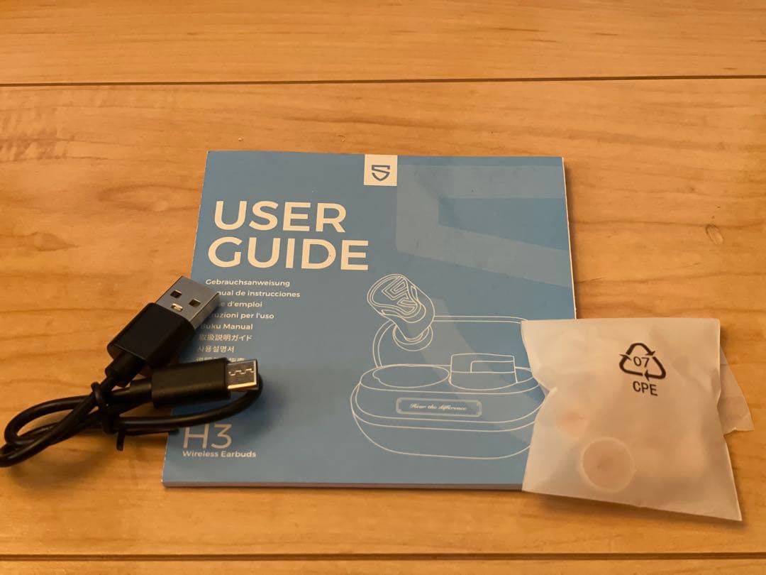 【美品】SOUNDPEATS(サウンドピーツ) H3 ワイヤレスイヤホン