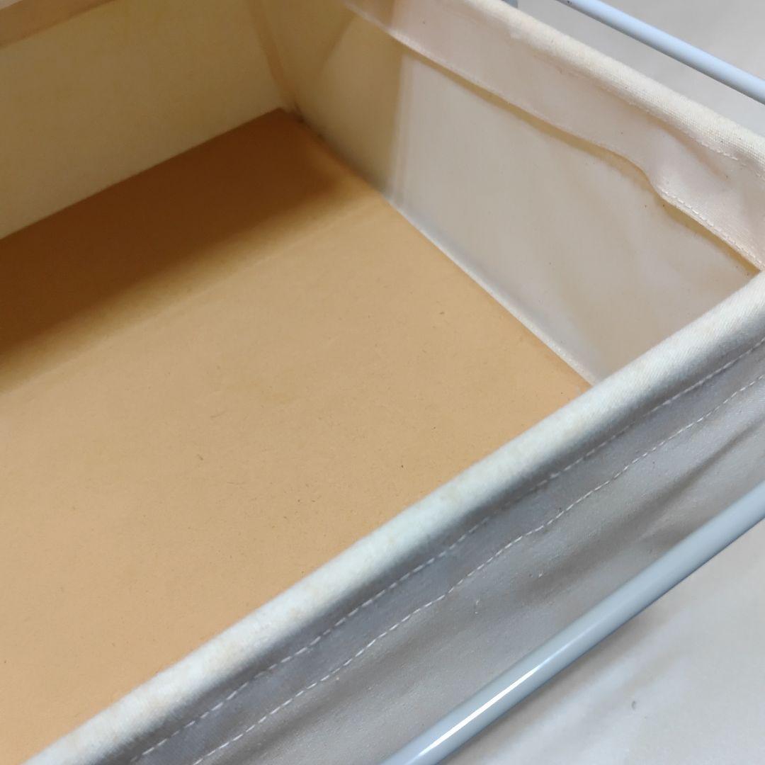 無印良品 スチールユニットシェルフ 帆布バスケットセット 幅56cm