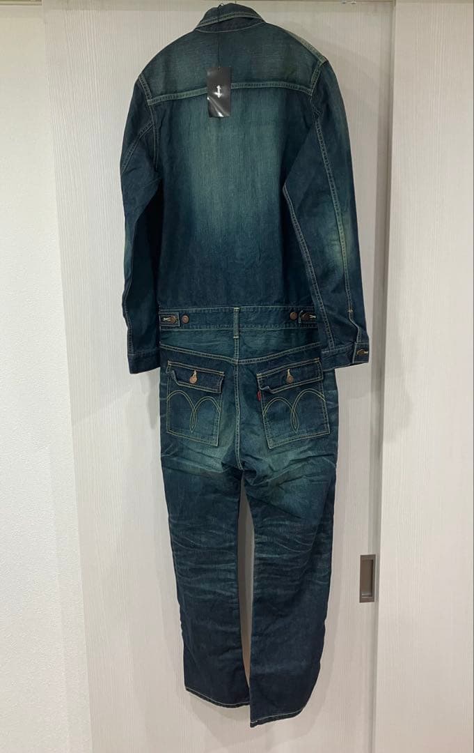 glamb インディゴブルー デニム　オールインワン新品タグ付き　サイズ2