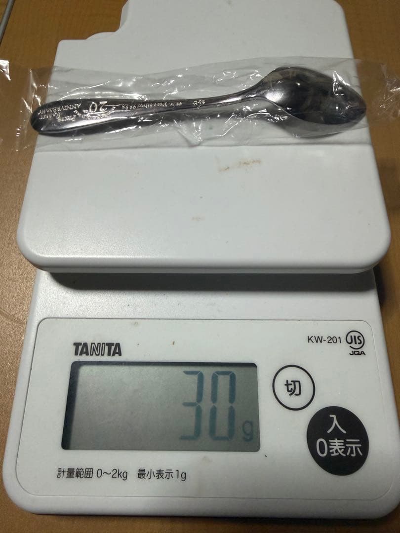 ピーターラビット 20周年記念スプーン 純銀