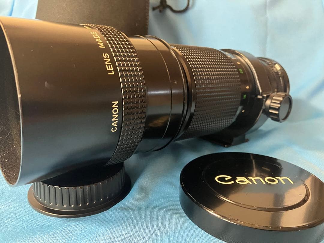 Canon FD300mm f/4 EOSアダプター付き