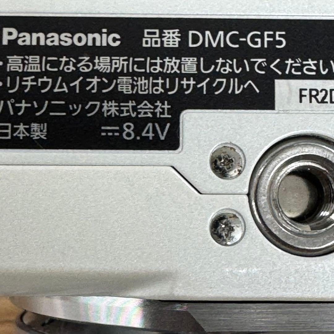 パナソニックDMC-GF5 ホワイト＆レンズH-PS14042 ミラーレスカメラ
