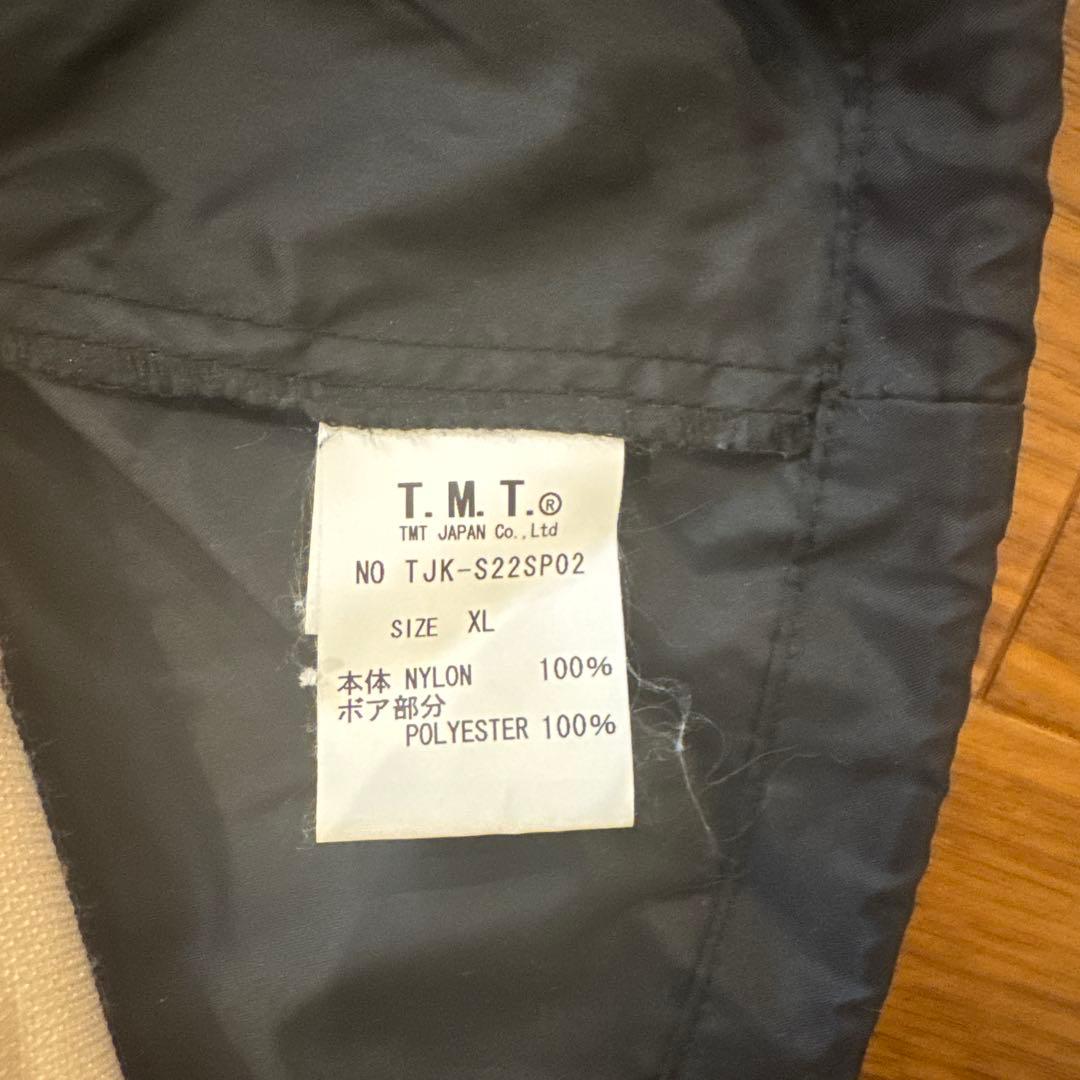 【希少XL】TMT 裏ボア コーチジャケット ピンナップガール 黒