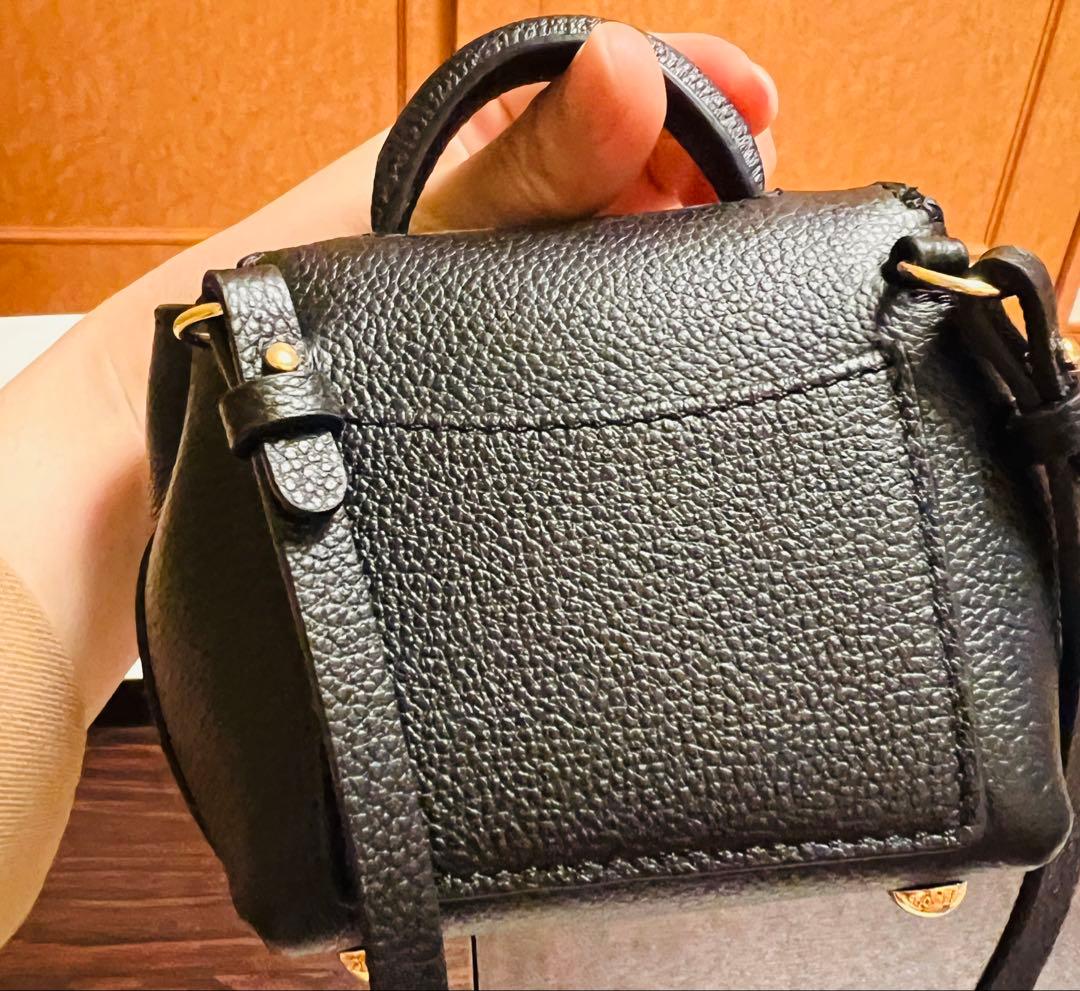 POLÈNE Numéro Un Microバッグ 黒