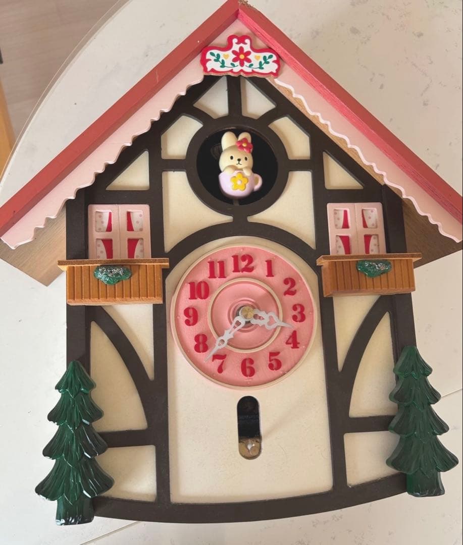 【レア・取扱説明書(保証書)つき】ハローキティ　鳩時計　掛け時計