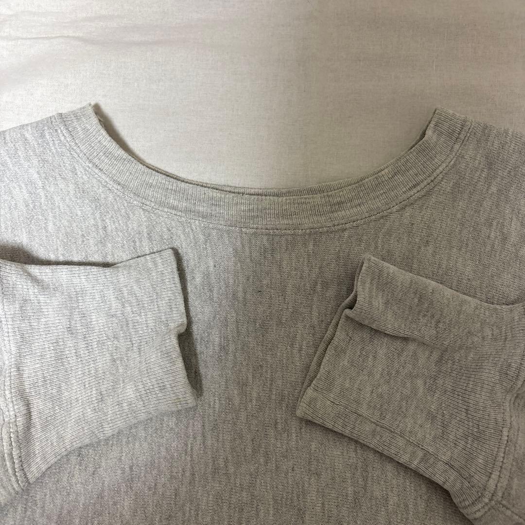 C*N様 90s Champion REVERSE WEAVEグレー スウェット
