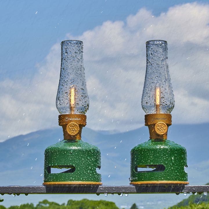 MoriMori LED ランタンスピーカー Sダークグリーン